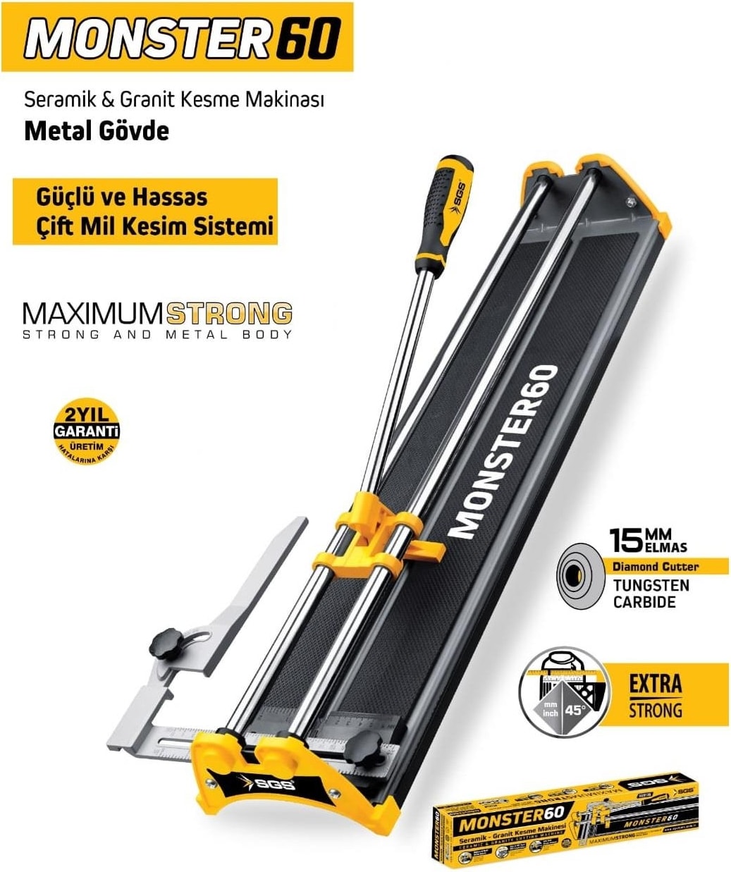 135 Seramik-Granit Kesme Makinası Monster 60