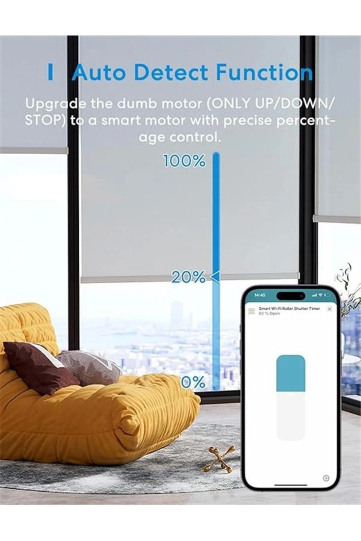 Meross Akıllı Panjur Anahtarı, Nötr Tel Gerekli, Akıllı Ev Sistemleri, HomeKit Alexa Google Home