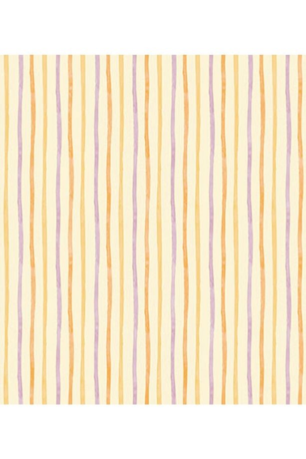 Adakids Duvar Kağıdı Kalp Ve Çizgili Desenli Non-woven Kağıt Taban