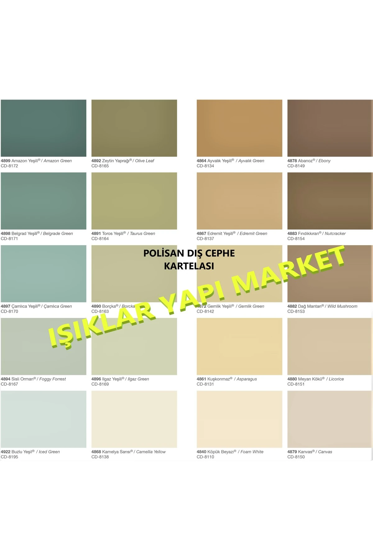 Dış Cephe Boyası-a1 Akrilik Düz-15litre(20KG.)-cd-8213 Bahama Beyazı