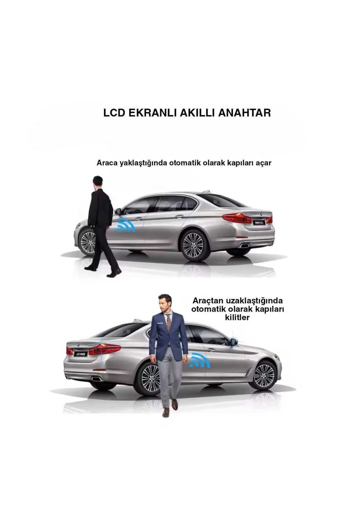 BMW DOKUNMATİK EKRANLI AKILLI ANAHTAR UZAKTAN KUMANDA SMART DISPLAY KEY