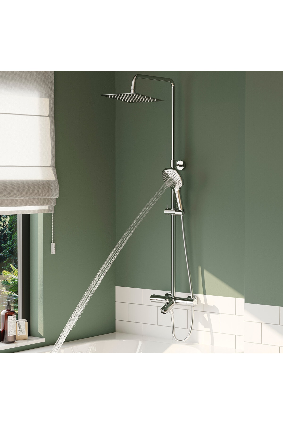 Aquaheat Bliss 230b A47211 Termostatik Banyo Sistemi, Krom