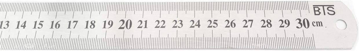 Bts 12253 Çelik Cetvel 15 cm 20 mm