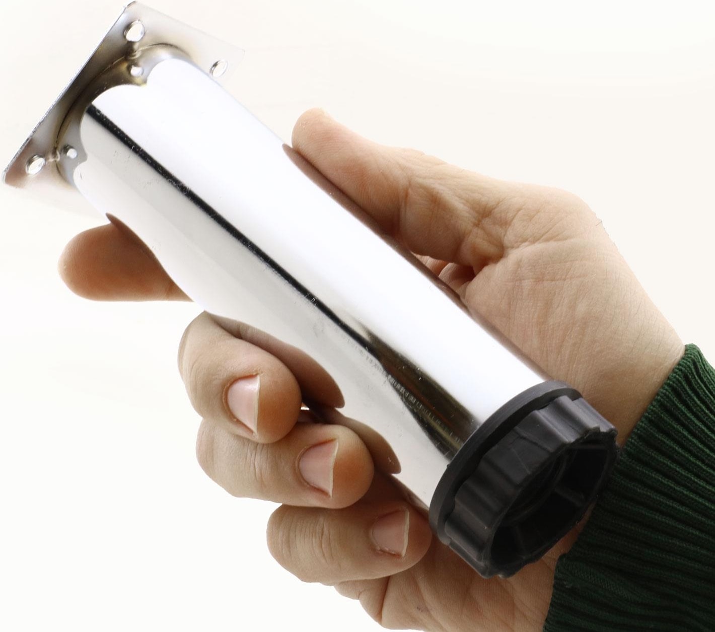 Ayarlanabilir Mobilya Kanepe Baza Koltuk Metal Destek Yükseltici Ayağı 15 Cm Krom Ayakları (5 Adet)