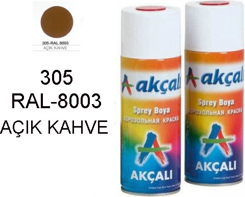 Açık Kahve Solvent Bazlı Akrilik Sprey Boya 400 Ml 305
