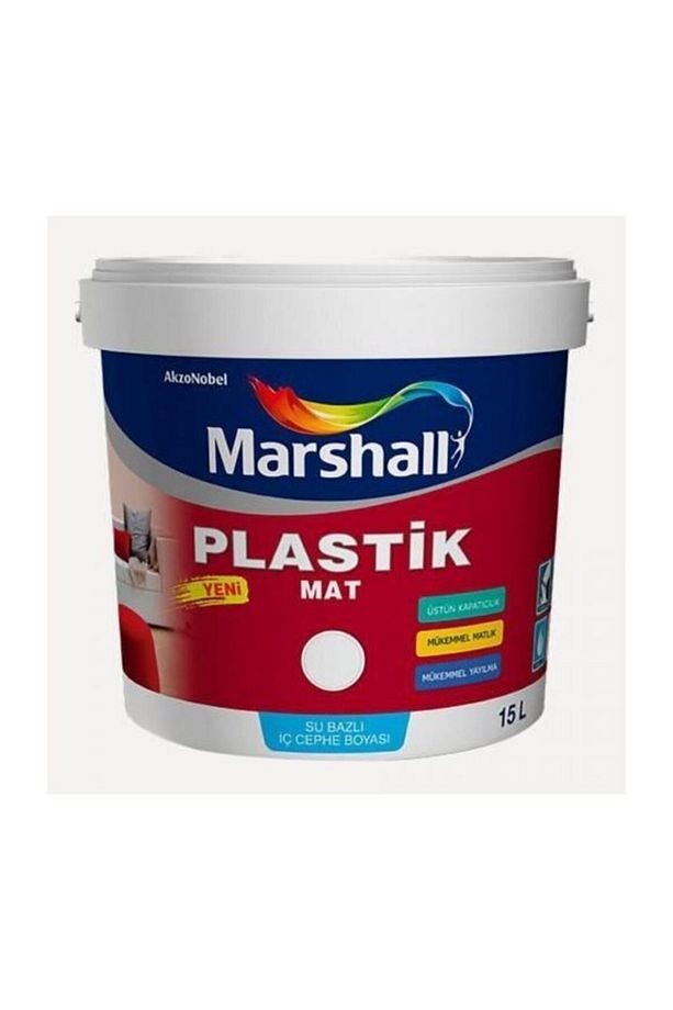 Plastik Mat Silinebilir Iç Cephe Boyası Beyaz 15 Lt (20 KG)