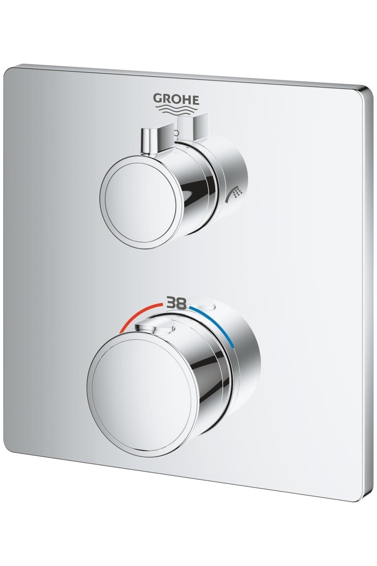 Grohtherm Termostatik Banyo Duş Bataryası 2 çıkışlı divertörlü- 24080000