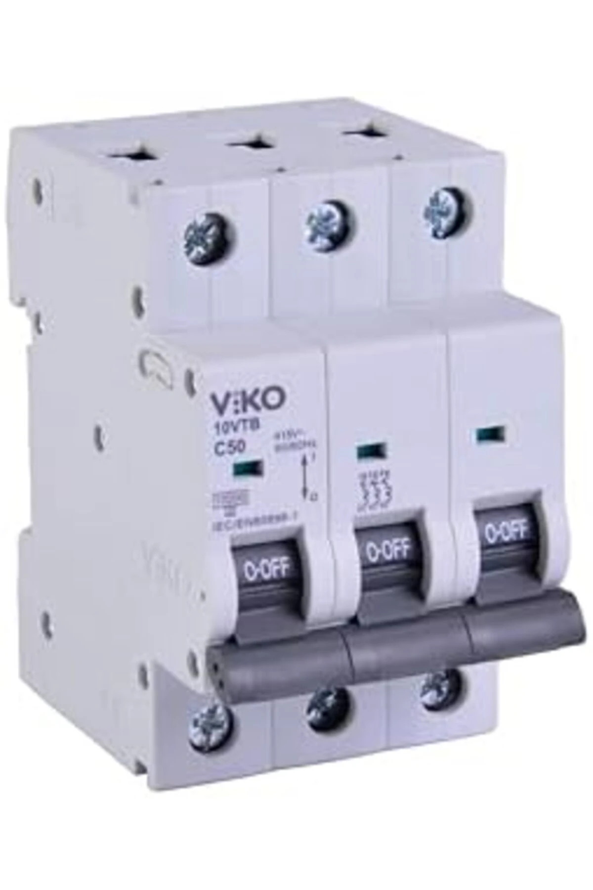 10VTB-3C50 Otomatik Sigorta 10kA C Tipi 3 Kutup 50A 842385