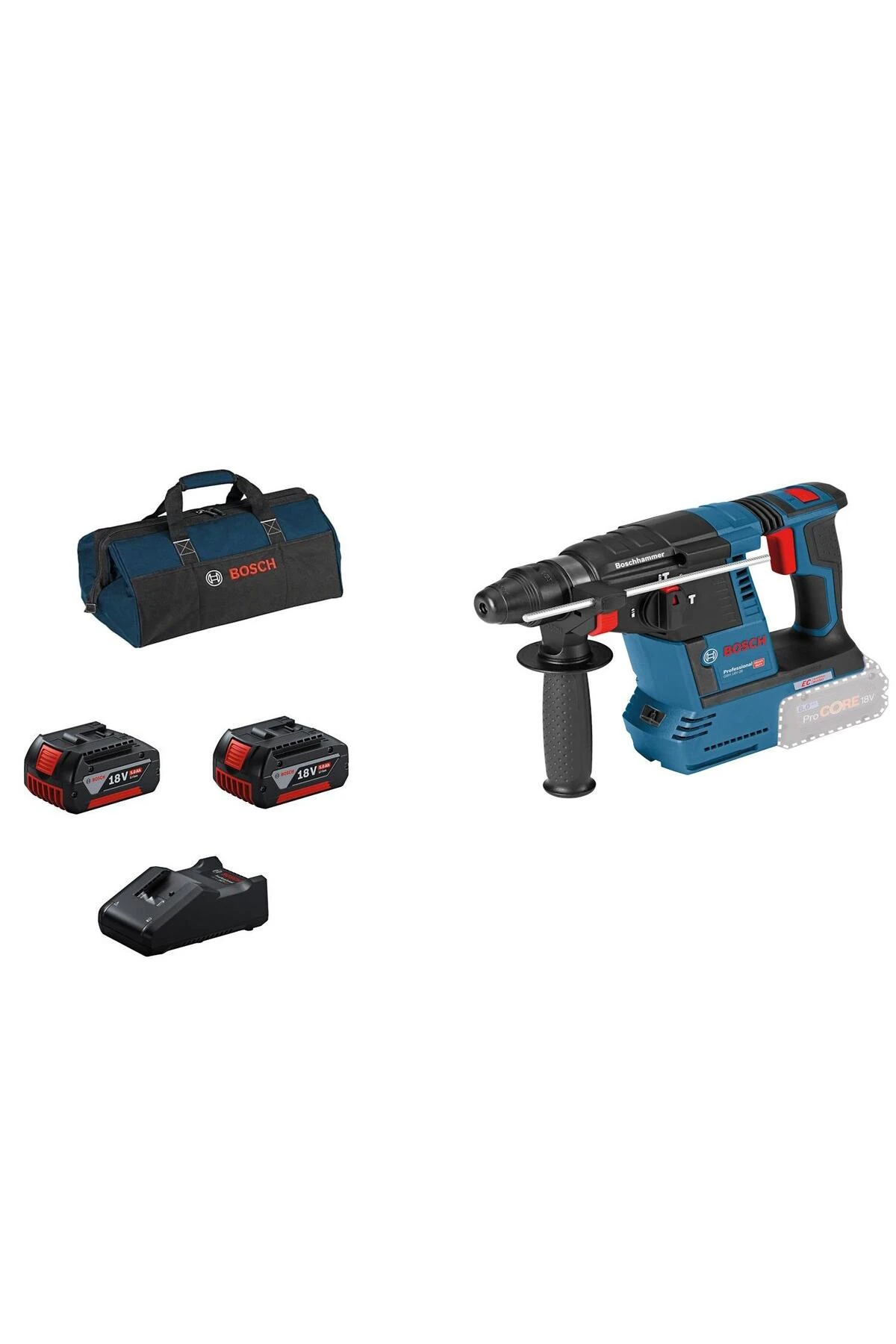 GBH 18V-26 2x5.0Ah Tek Akülü Kırıcı Delici