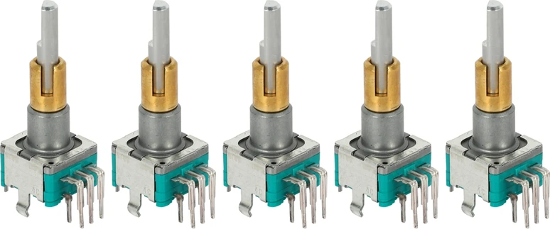 5x EC11EBB24C03 Anahtarlı Çift Eksenli Enkoder 30 Konumlandırma Numarası 15 Darbe Noktası Kolu 25MM (Yurt Dışından)