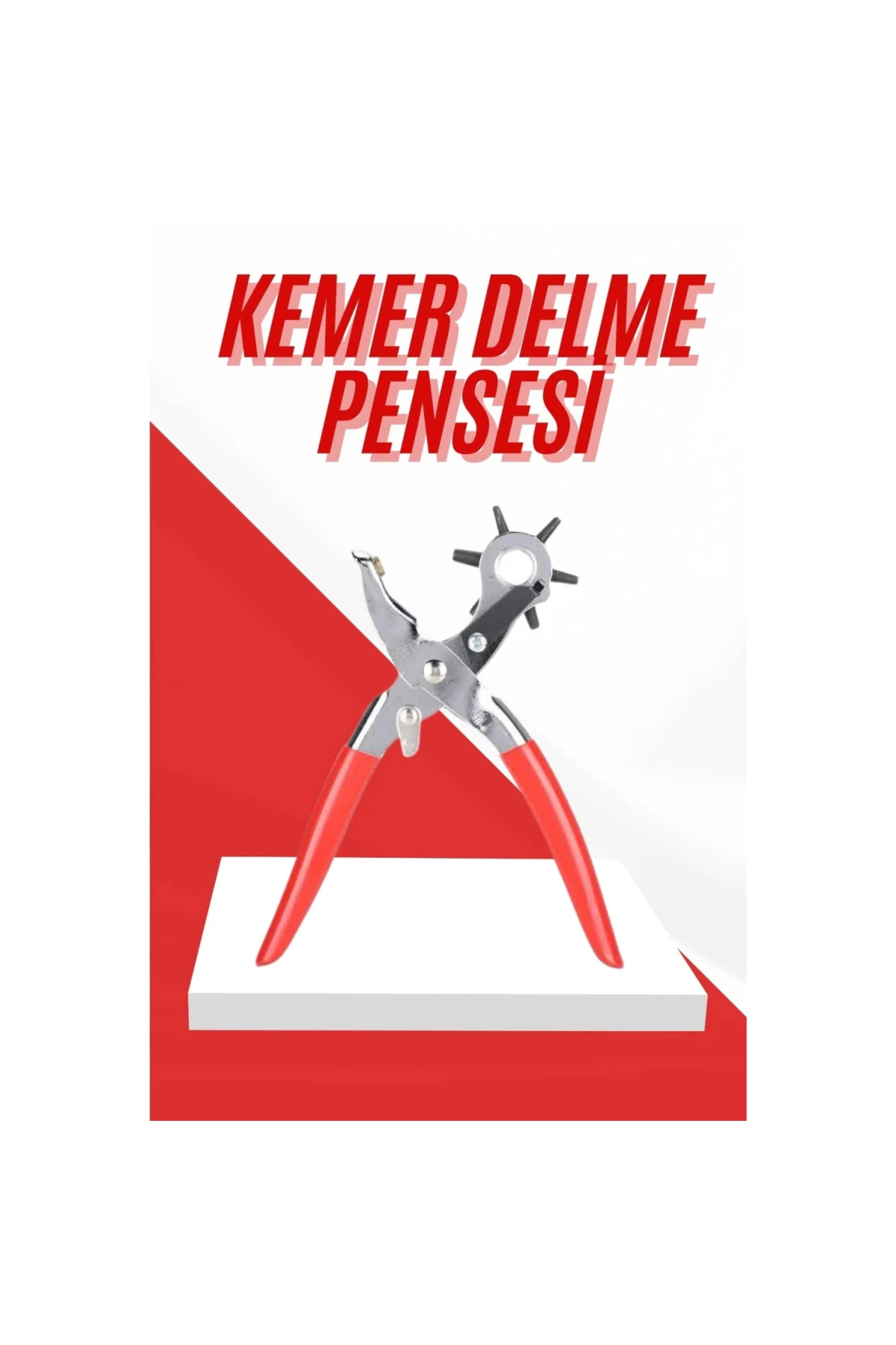 ZENGEZUR Kemer Delme Pensesi 6 Farklı Boyutta Kemer Delici Ev Deri Kemer