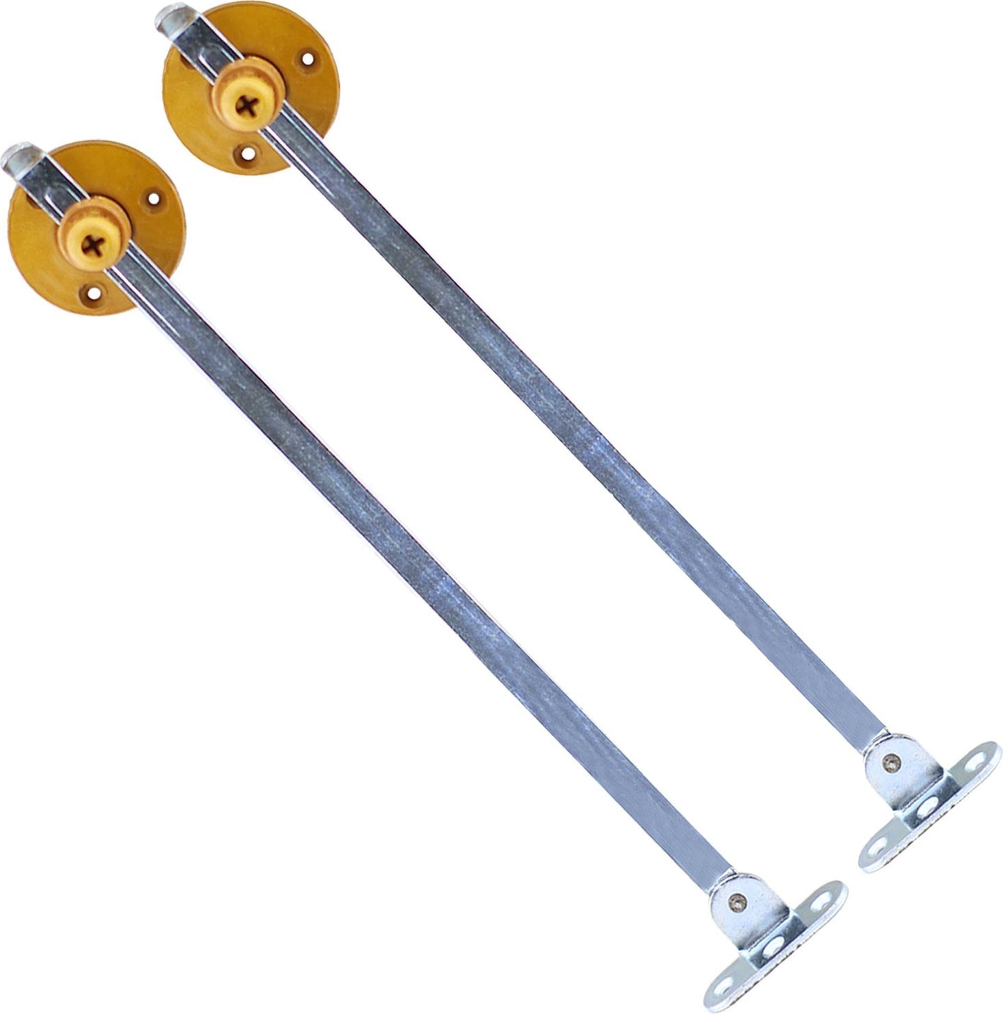 Düşer Kapak Makası Frenli Dolap Çekmece Metal 25 cm Sessiz Açma Kapama Amortisör Piston Açık Kahve Bar (2 Adet)
