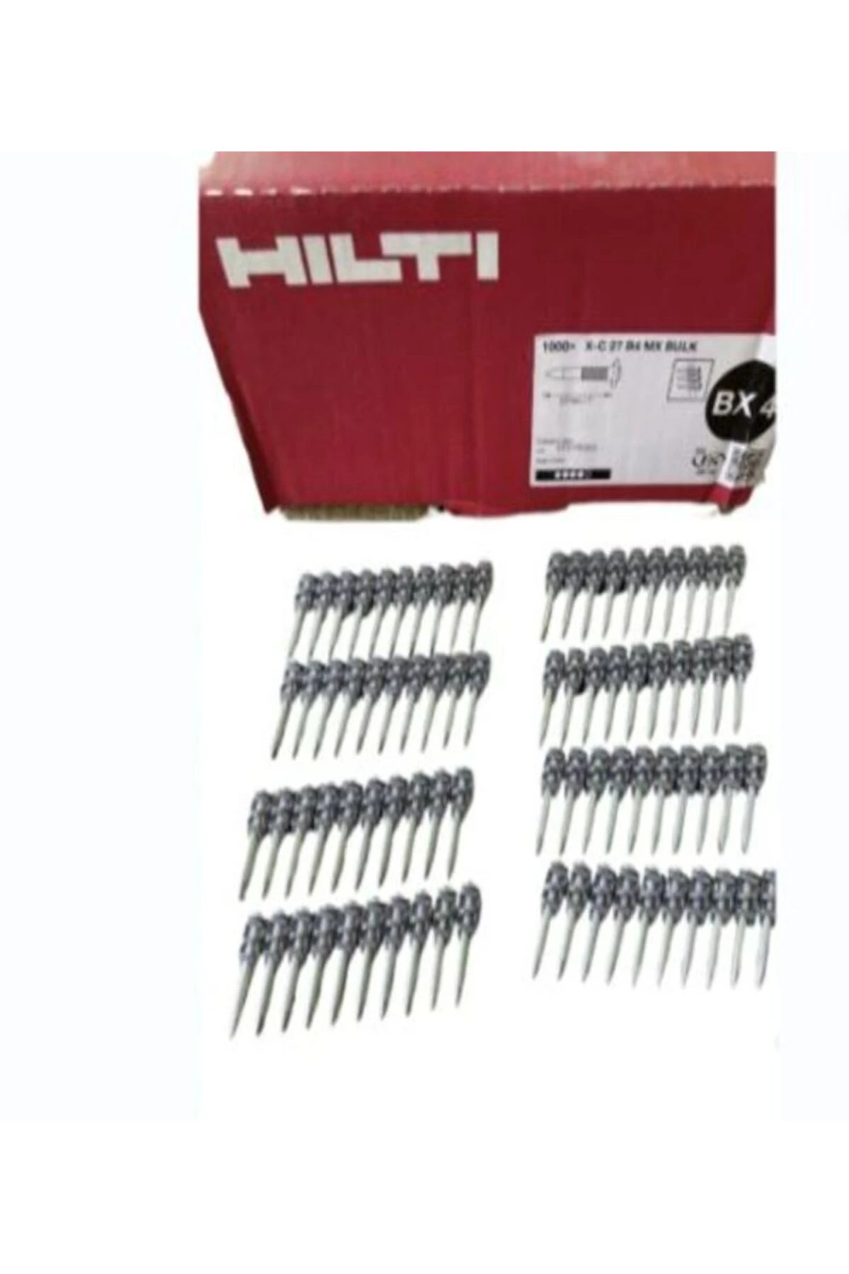 YENİ BX 4-22 HİLTİ BETON ÇİVİSİ  X-C 27 B4 MX (1000 ADET)/KUTU