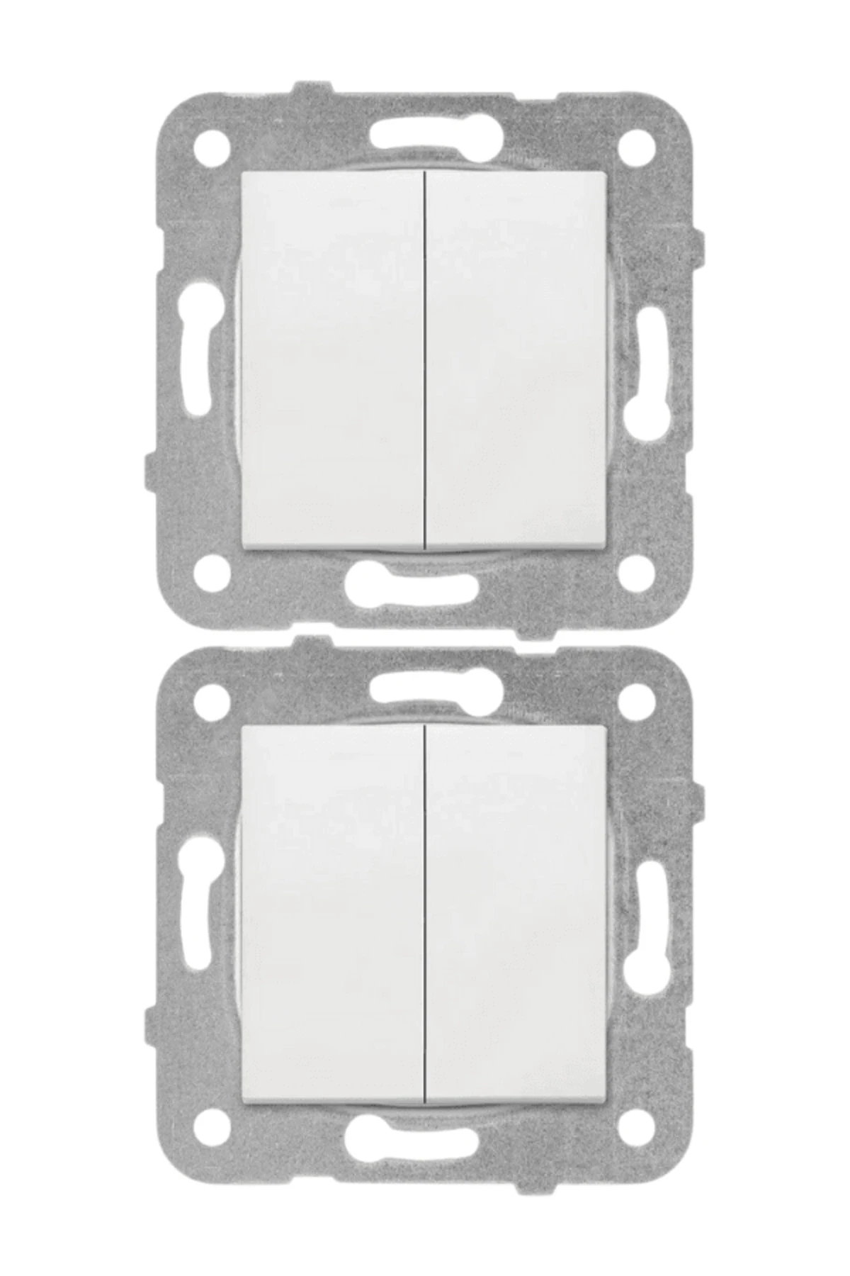 Viko Karre Komütatör Beyaz (Çerçeve Dahil) 90967002 (2 Adet)