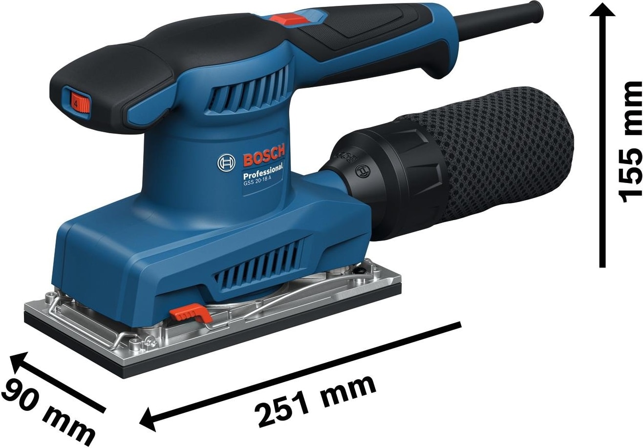 Gss 20-18 A Titreşimli Zımapara Makinesi 0601070101