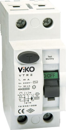 Yangın Koruma Rölesi 1X40A 300 Ma VİKO-VTR2-40300