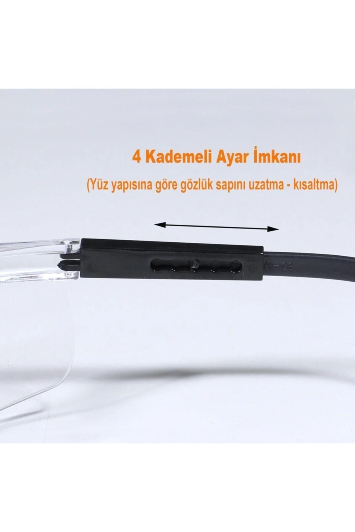 Iş Güvenlik Güvenliği Gözlüğü Deney Laboratuvar Labaratuvar Koruyucu Gözlük Şeffaf Ürünleri