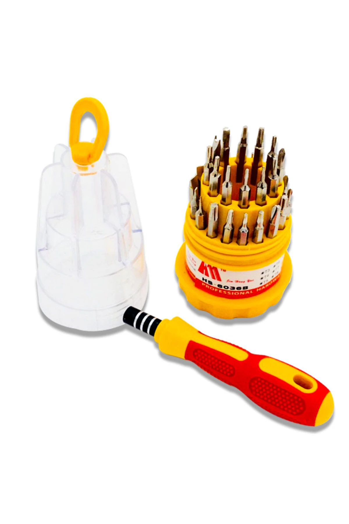 31 Parça Elektronikçi Tornavida Takımı Yıldız Düz Alyan Cep Telefonu Tamir Seti Saatçi takımı