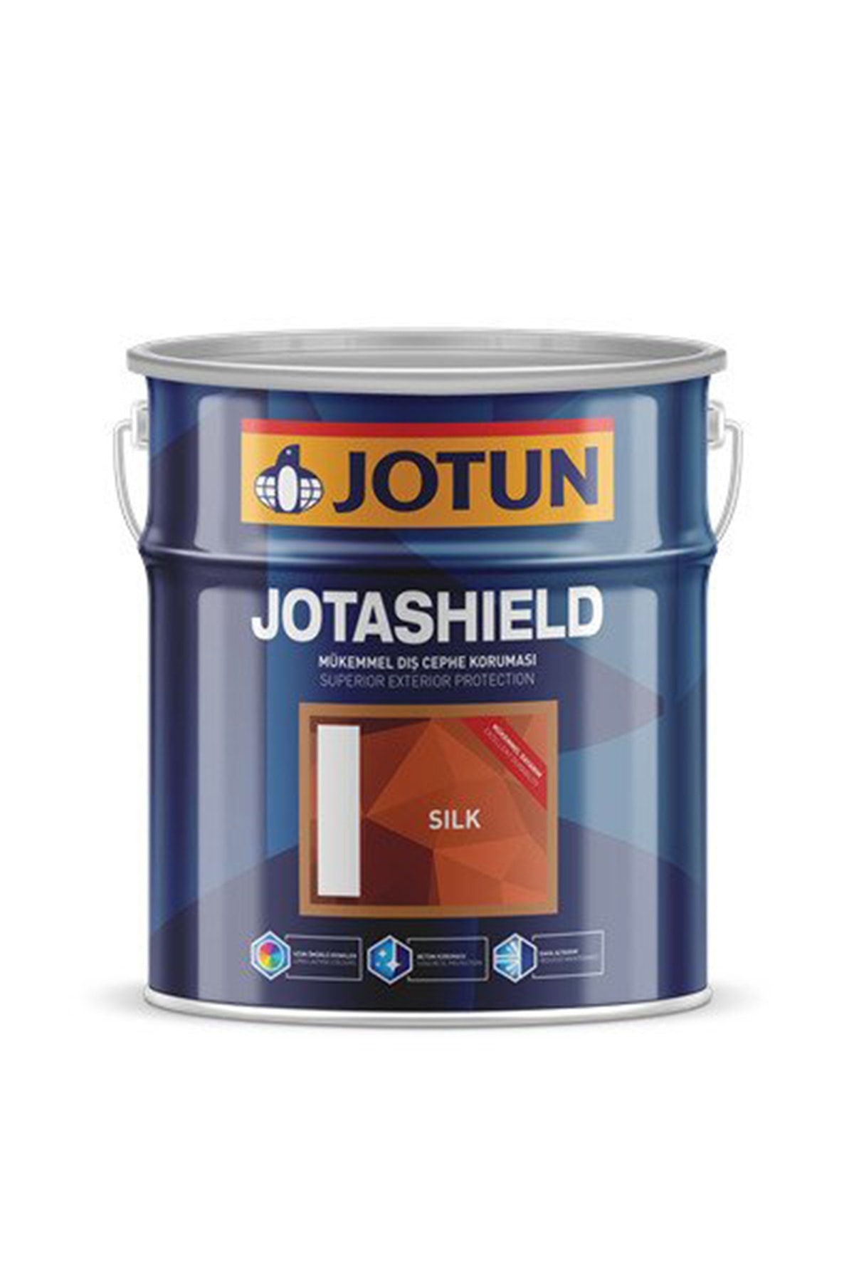 Jotashield Silk Su Bazlı Dış Cephe Boyası Ipek Mat Kahve - Earth Brown 2,5 Lt