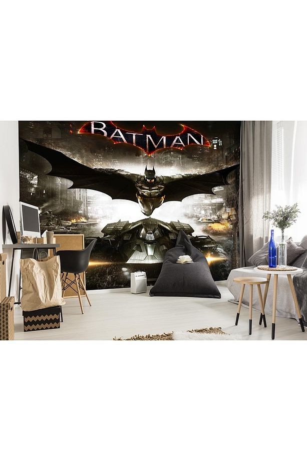 Batman Çocuk Odası Kendinden Yapışkanlı Duvar Folyosu