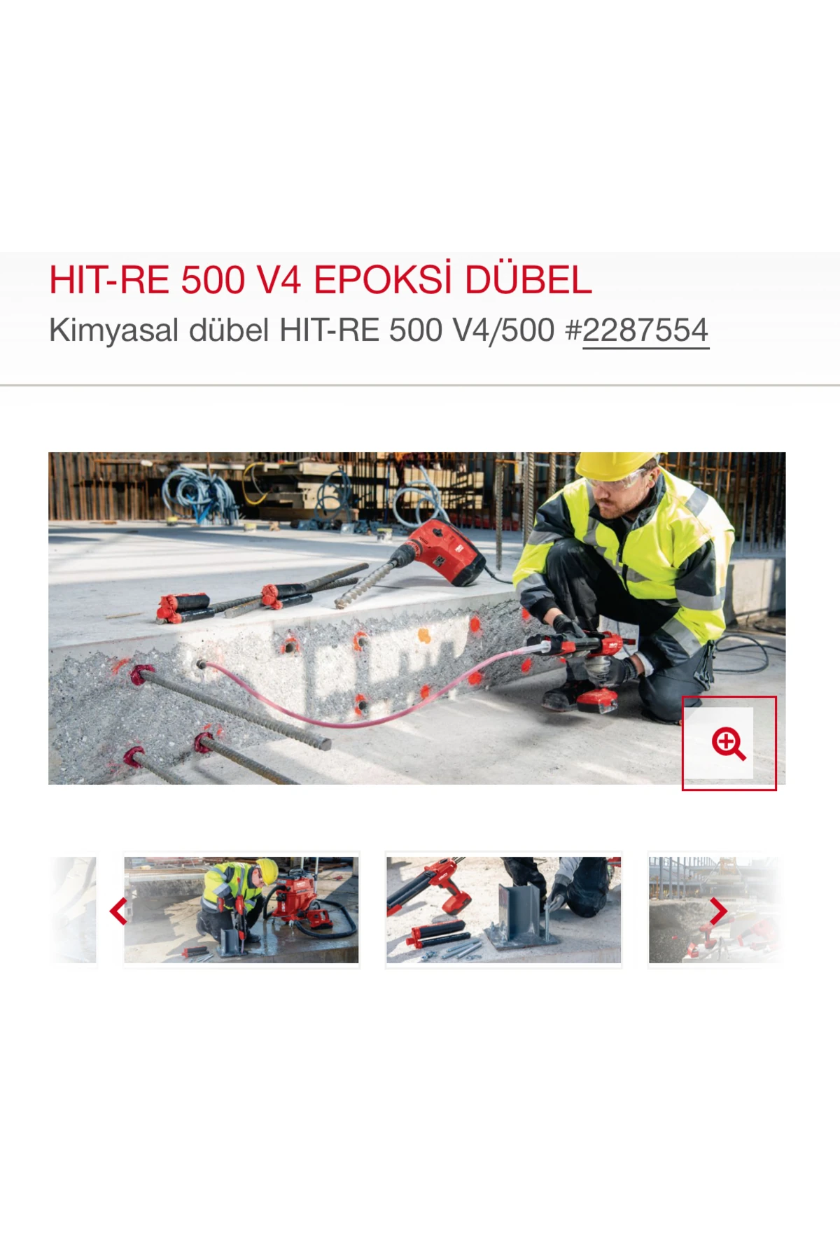 re 500 v4 500ml kimyasal dübel