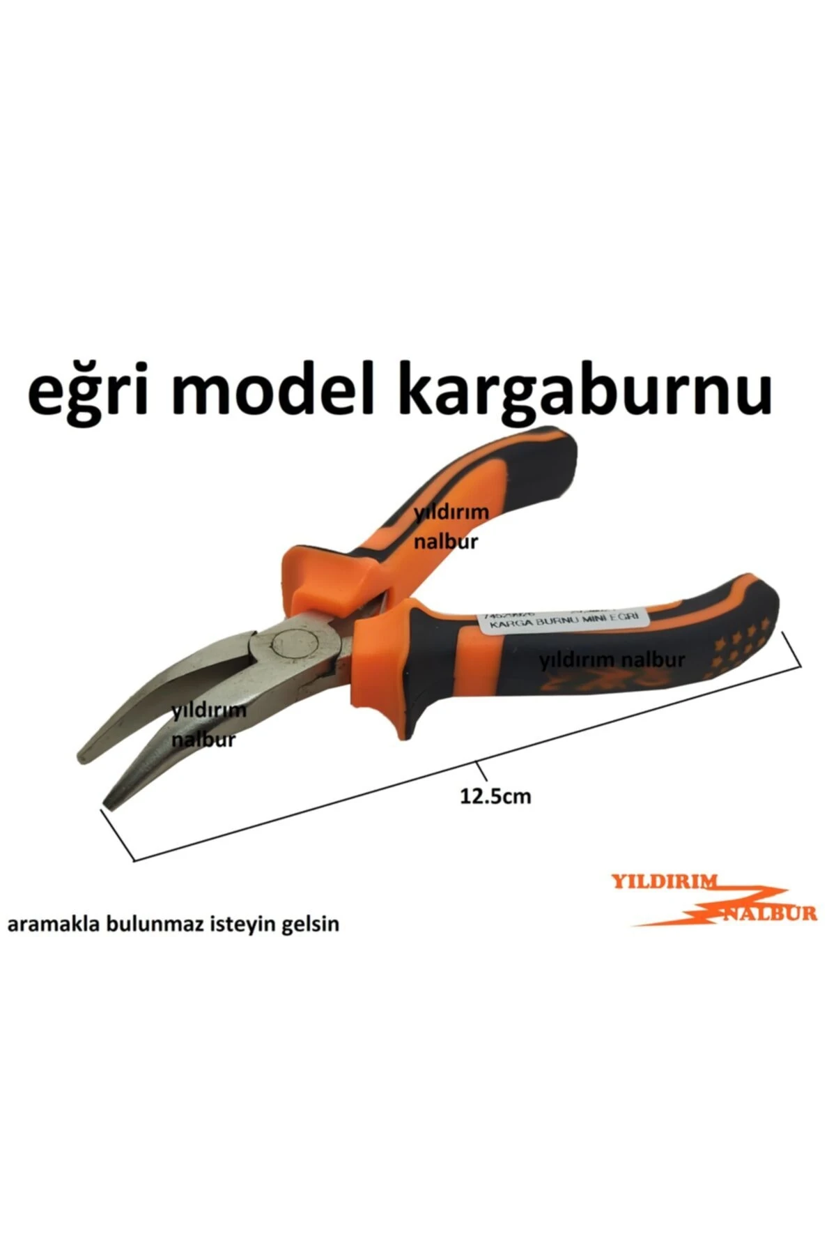 Eğri Model Mini Kargaburnu Elektronikçi Küçük Karga Burun Kargaburun Eğri Model