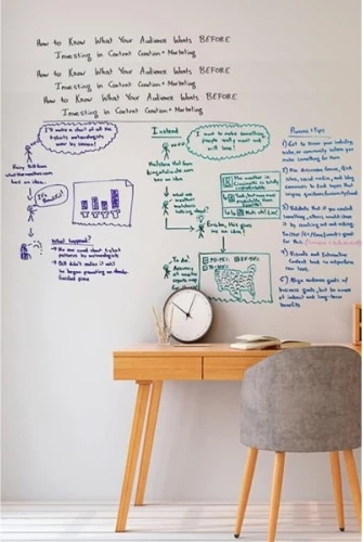 Kendinden Yapışkanlı Şeffaf Tahta Filmi - 2 Metre x 45 cm