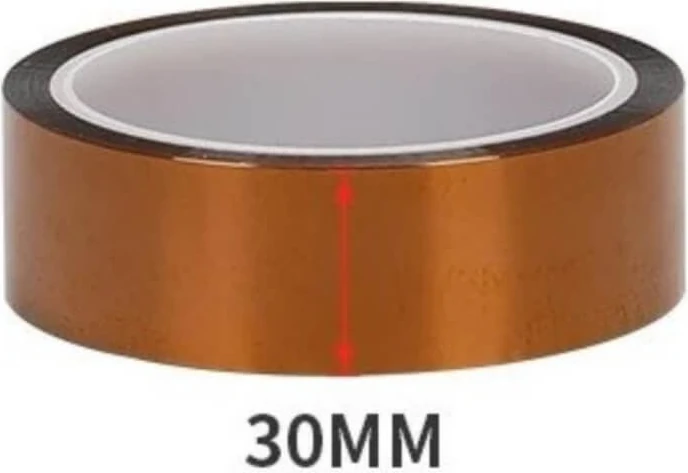 Kapton Bant. Isıya Dayanıklı Termal Bant. Isı Yalıtım Bandı 30MM