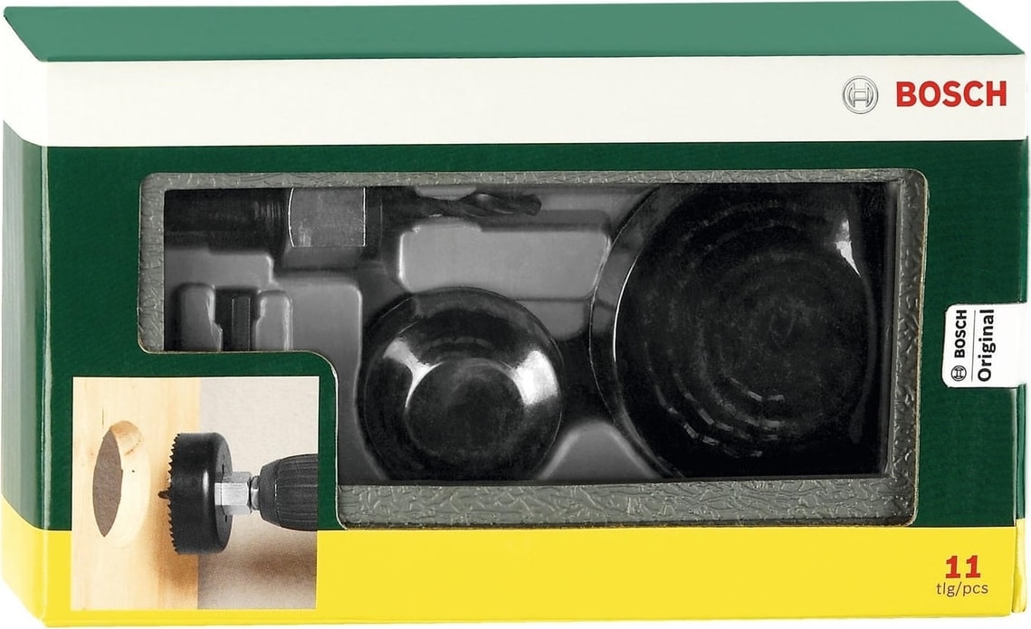 BOSCH 2 607 019 450 Delik Açma Testeresi Seti 8 Parça (22/25/29/35/38/44/51/68 2 Altıgen Adaptör,1 A