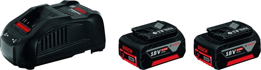 BOSCH Gal 1880 Cv + 2 x 18V 5,08A
