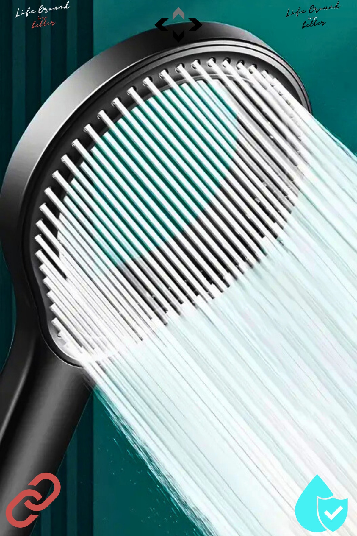 Trench Abs Shower Set Basınçlı Su Tasarruflu Modern Minimal Duş Başlığı Silikon Duş Hortumu Duş Seti