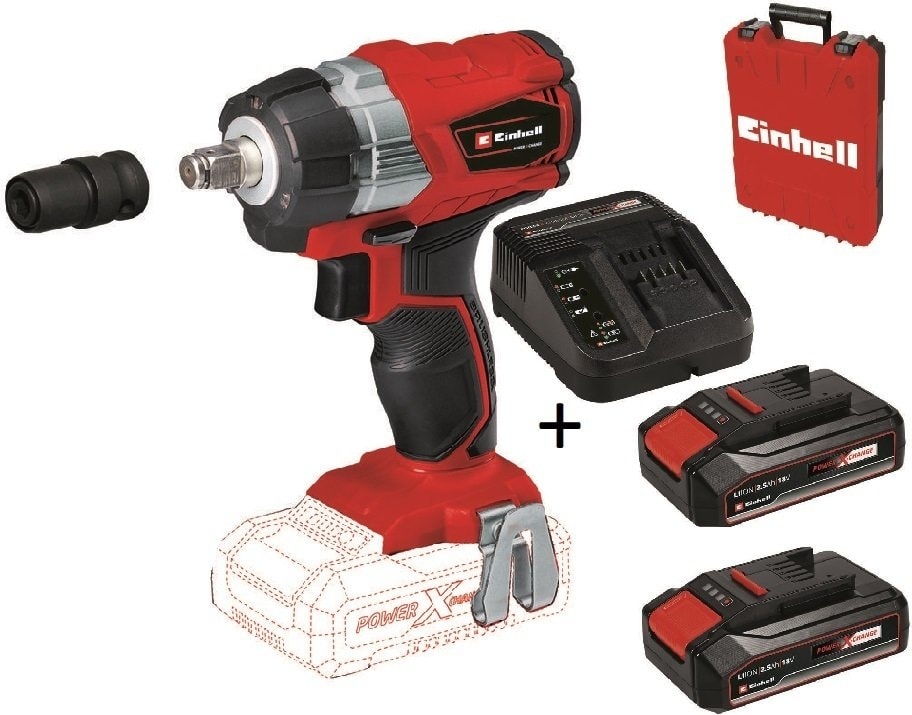 Te-Cw 18 Li Bl Akülü Şarjlı Somun Sıkma Kömürsüz + 2*2.5 Ah Starter Kit + Çanta