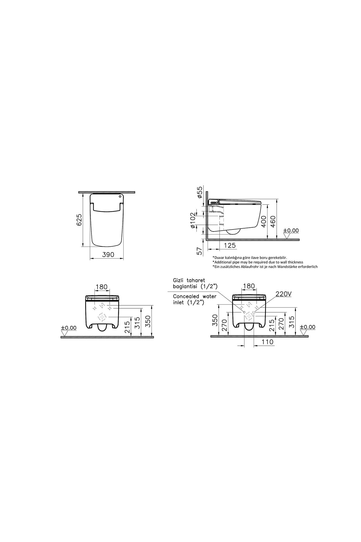 7231B403-6245 V-Care Prime Rim-Ex 2.0 Asma Klozet