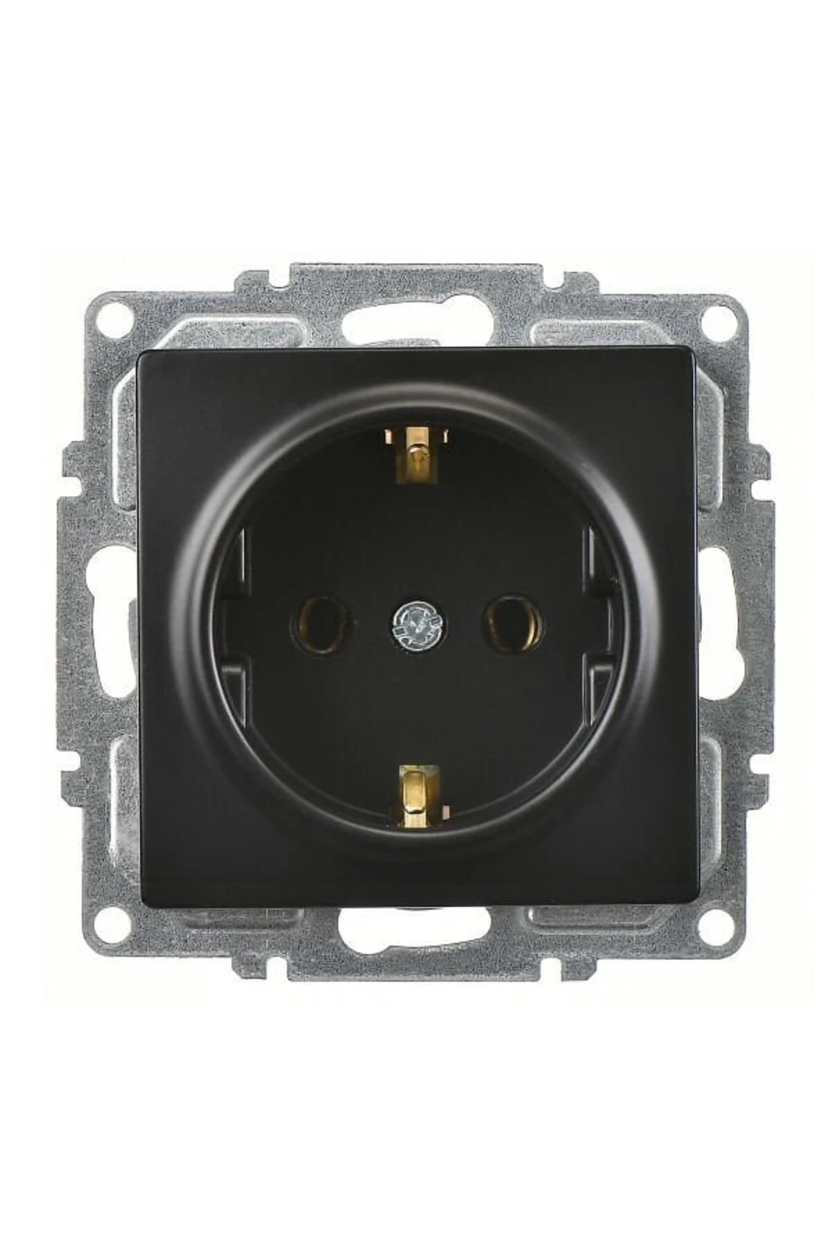 Ambiace Siyah Top. Priz Çerçevesiz