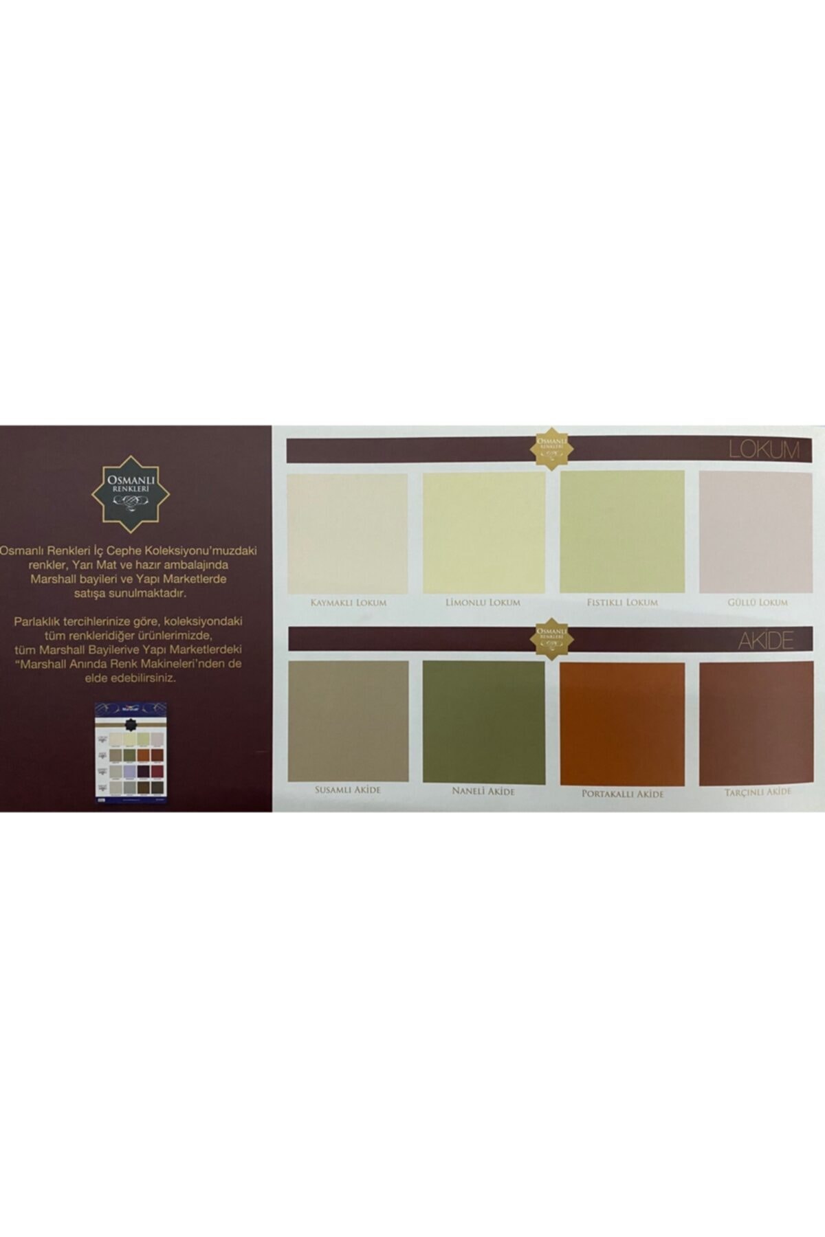 Osmanlı Renkleri Silikonlu Iç Cephe Boyası 250 Gr, 125ml Güllü Lokum Rengi