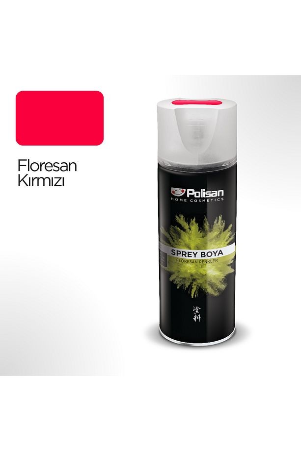 Floresan Kırmızı Sprey Boya 400 ml