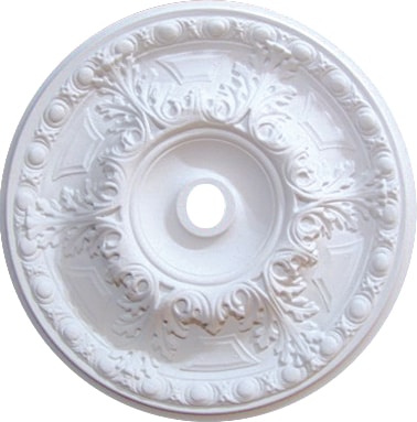 Rüzgar Desenli Stropiyer Tavan Lamba Göbeği - 48 cm