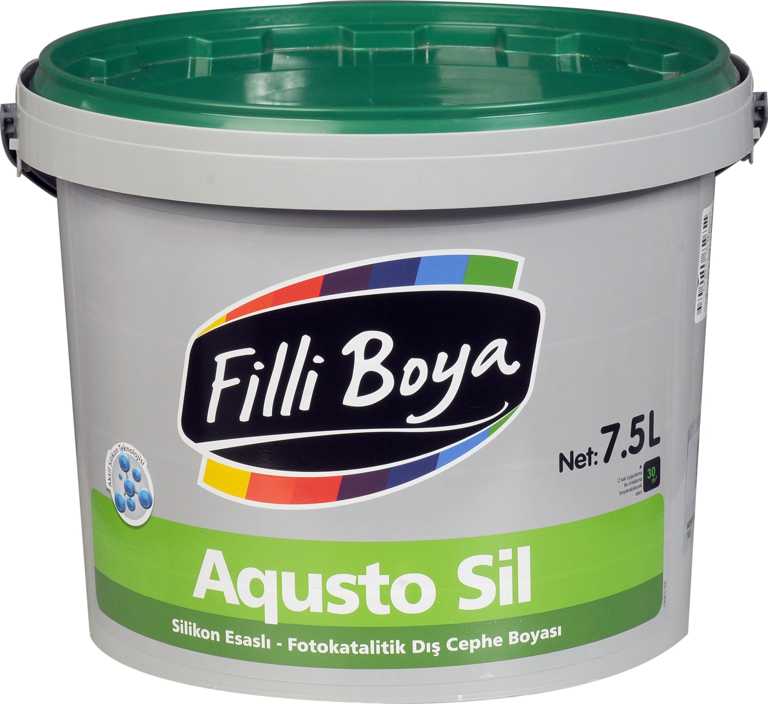 Aqustosil Silikonlu Fotokatalitik Dış Cephe Boyası 7,5 lt 32S5