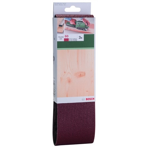 - Tank Zımpara Kağıdı 3'Lü, 75 X 533 Mm 60 Kum