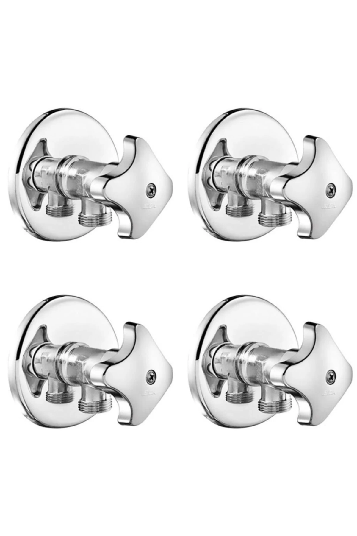 4 Adet Filtreli Klozet Taharet (ara) Musluğu Rozetli 128