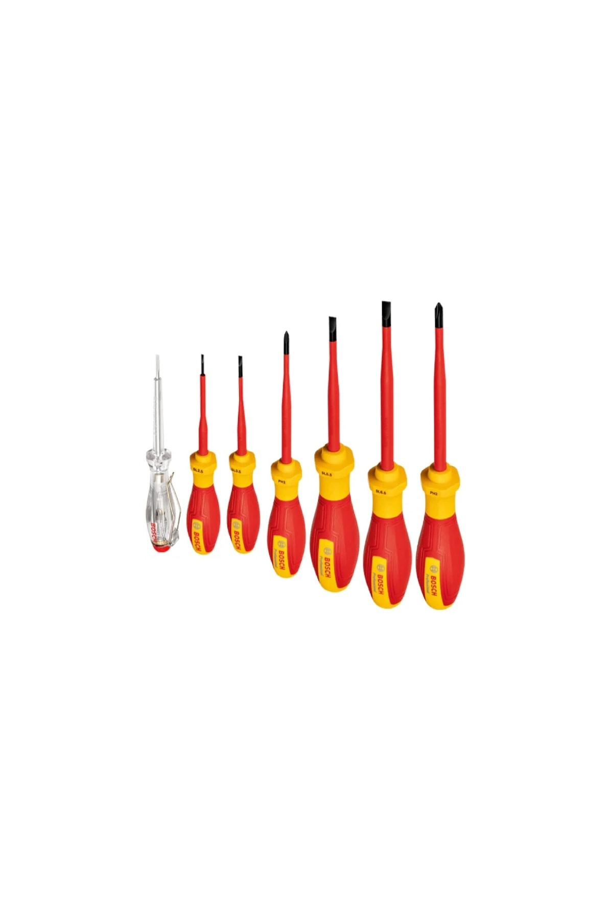 Profesyonel VDE Tornavida Seti 7 Parça - 1600A02NF7