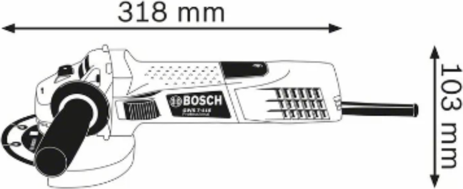 BOSCH Taşlama 115 mm 720W GWS7-115