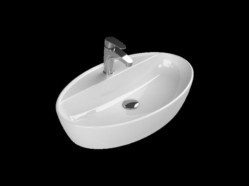 Seramik Cerastyle One Tezgah Üstü Çanak Lavabo 67 x 42 076500 U
