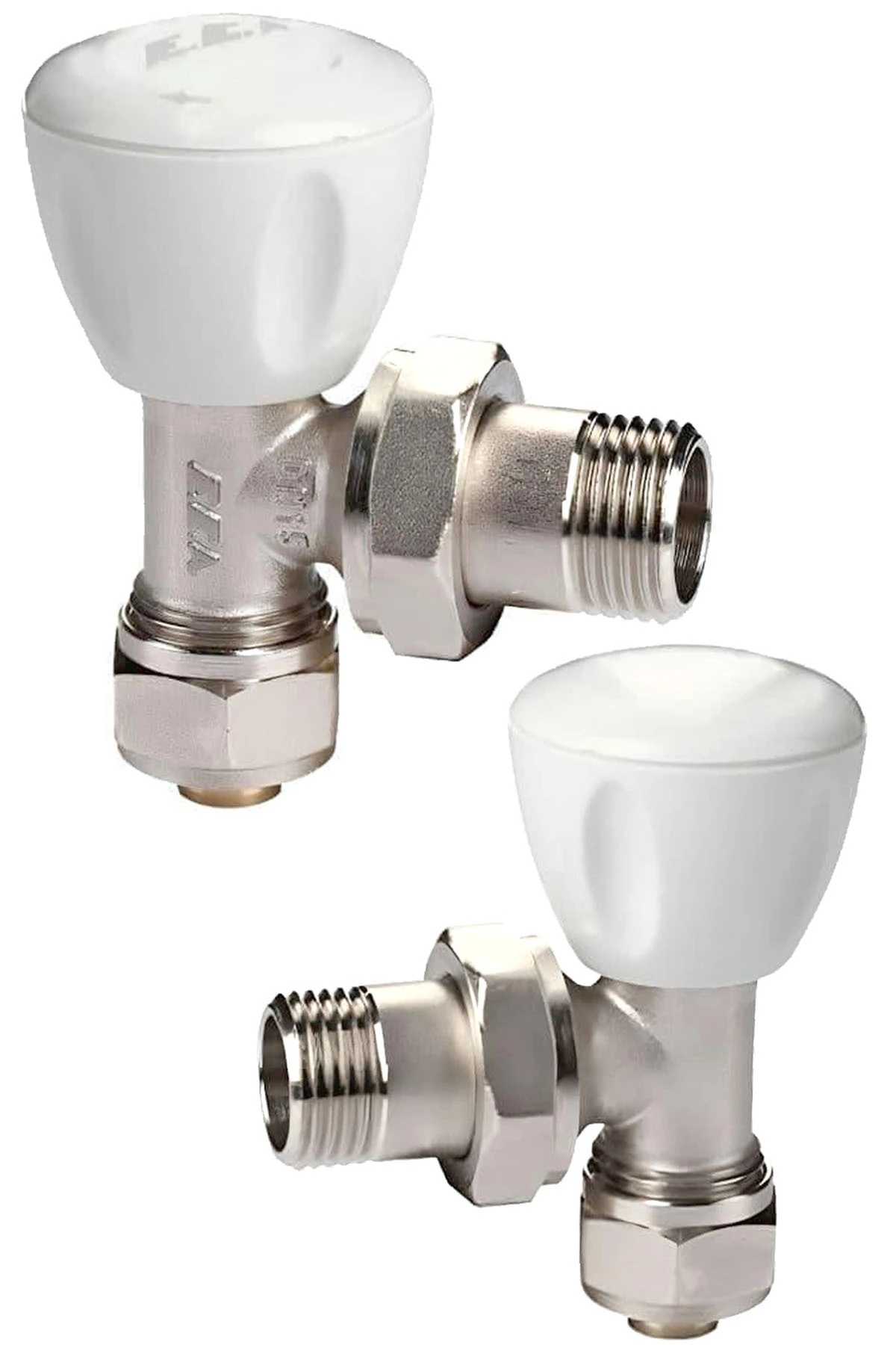 RV3 Köşe Radyatör Vanası 2 Adet Pex 1/2''x16 mm 602120721