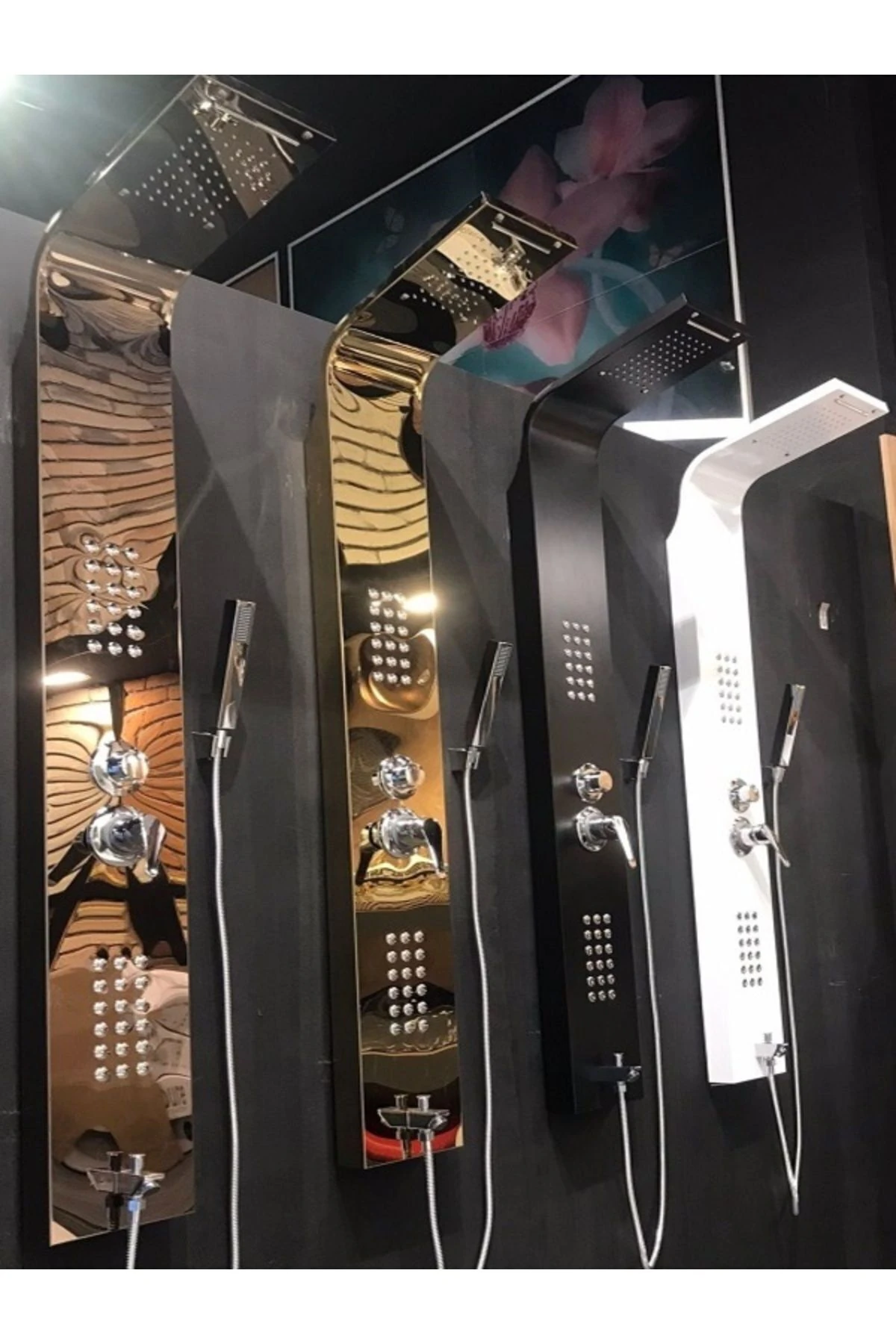 Sam Volga Antrasit Duş Paneli, Masajlı Duş Sistemi , Robot Duş, Duş, Duş Bailığı