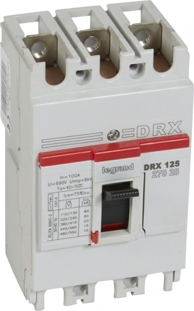 027028 Drx 125 100A 3X100A 3 Kutuplu Kompakt Şalter