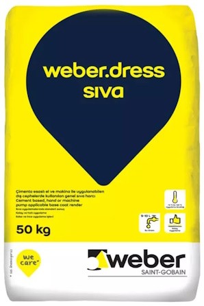 Weber Dress Sıva İç ve Dış Cephe Sıvası 50 kg