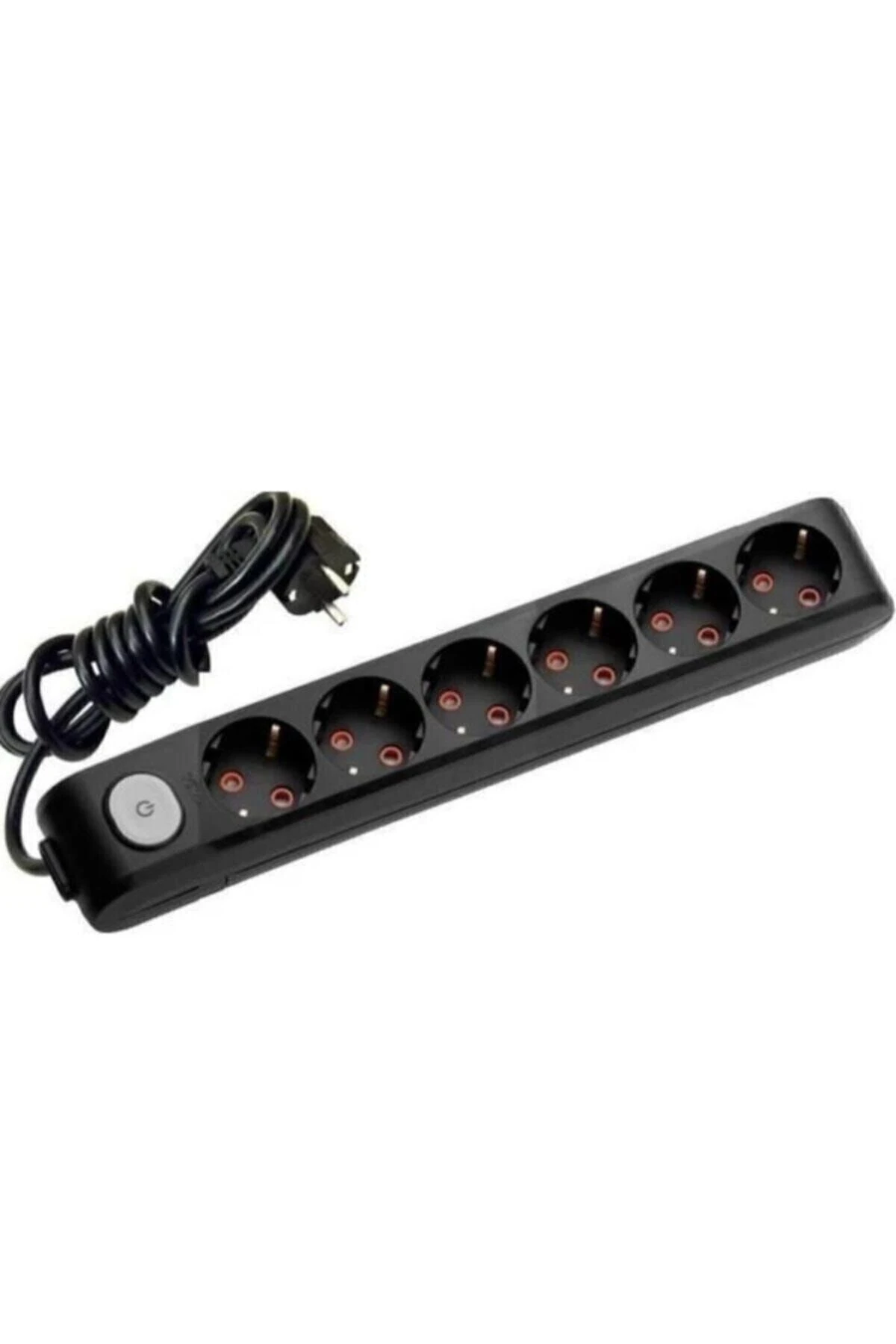 Multi-let Altılı Priz 5mt. Anahtarlı Topraklı Kablolu Ç.k. (siyah)