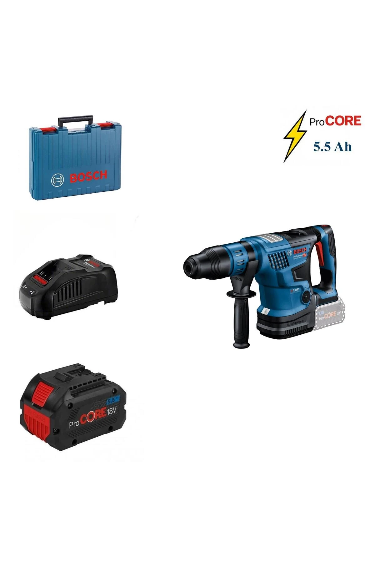 GBH 18V-36 C 1x5,5 Ah ProCORE Akülü Kırıcı Delici Sds-Max
