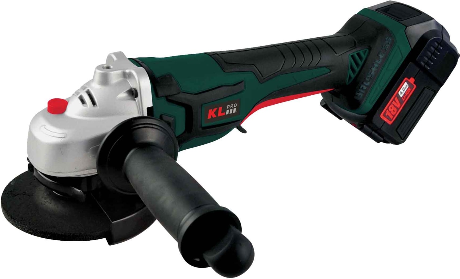 Klpro 18 VOLT/5.0AH Li-Ion 115MM Kömürsüz Profesyonel Avuç Taşlama (KLAT18B-50)